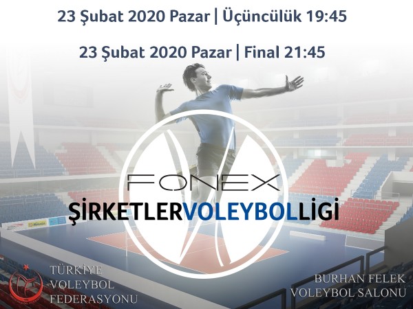 Erkekler Finali de Burhan Felek’de